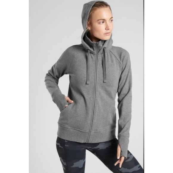 Athleta Triumph Hoodie - Size XS - Gray - Picture 1 of 9